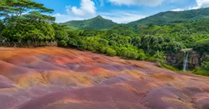 car rental mauritius 7 coloured earth chamarel